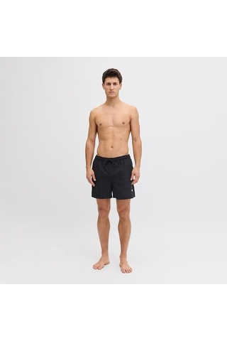 Jack&jones Jack Jones Şort Mayo Maui Tropic Solid Regular Siyah