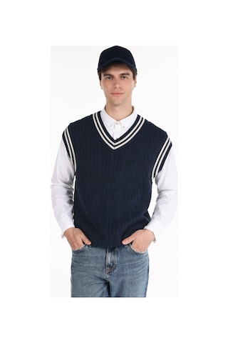 Colin's Colins Lacivert Erkek Kazak Cl1064835 Q1.v2 Nav 001