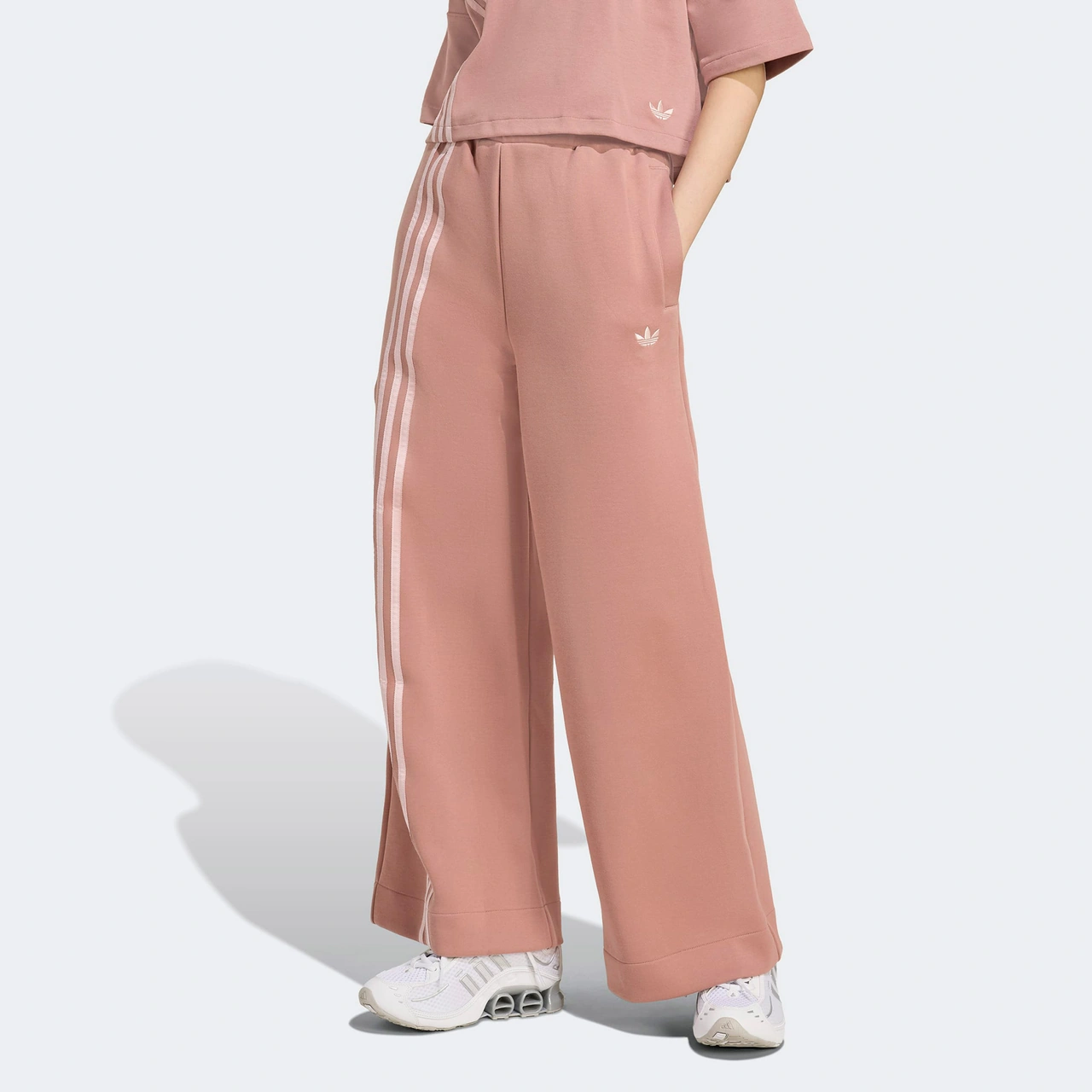 adidas 3 Stripes Pant Kadın Kahverengi Pantolon Jw3621 Pembe