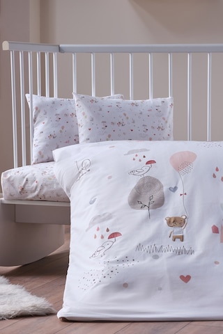 Doqu Home Nakışlı Bebek Nevresim Takımı - Pretty Bear