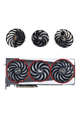 Sapphir Nıtro Amd Radeon Rx 6700 6800 6900 Xt 87mm 95mm 95mm Fanı