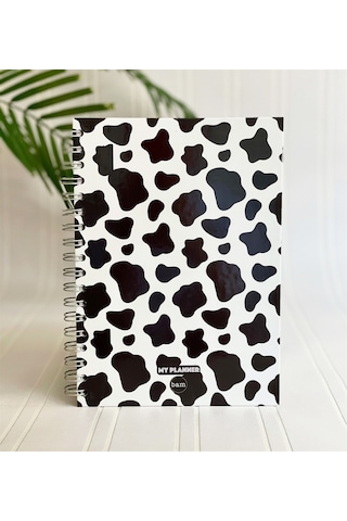 İnek Tasarımlı Konuşan Ajanda Siyah