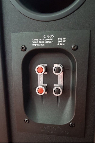 Jamo C605 MKII Kule Tipi Hoparlör Koyu Elma Çift