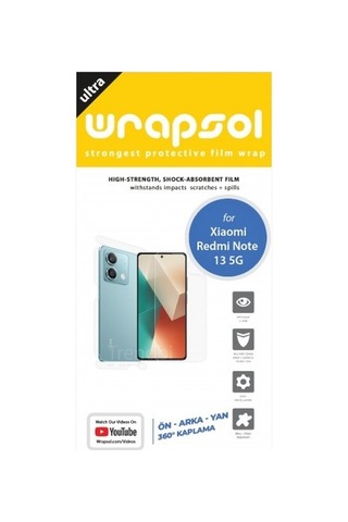 Xiaomi Redmi Note 13 5g Ön, Arka Ve Yan 360 Derece Tam Kaplama Poliüretan Film