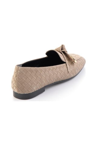 Bambi Vizon Kadın Loafer Ayakkabı K01641022471 Vizon