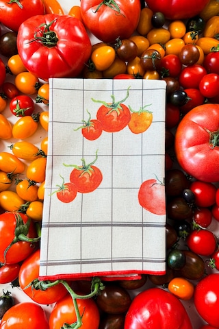 Rakle x Bengi Kurtcebe Pomodoro 2'li Peçete 45x45 cm
