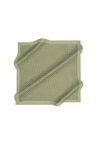 Aker Elegance Monogram Eşarp - 10905001 Haki