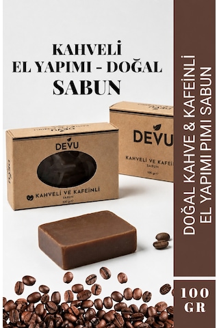 El Yapımı Doğal Sabun Kahve Özlü Doğal Kahveli Sabun