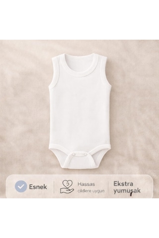 Ayağıma Getir 3'lü Bebek Atlet Body Zıbın Çıtçıtlı 100% Pamuk Çok Renkli