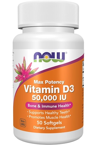 Now Foods Vitamin D3 Max Potency 50,000 Iu 50 Softgels Orijinal Usa Menşeii Dmmedicineden