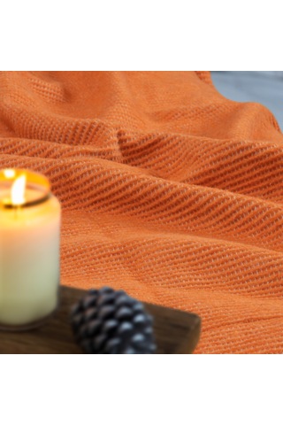 Verra Home Pamuk Battaniye Tek Kişilik Tv Battaniyesi 150x200 CM Kremit