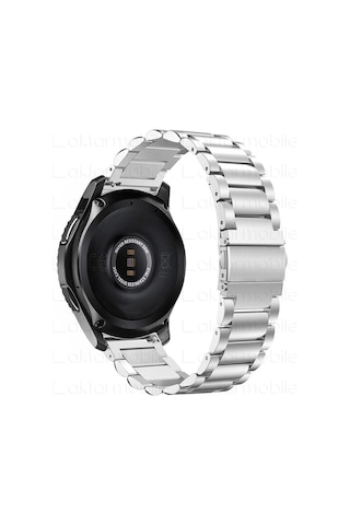 Samsung Uyumlu Galaxy Watch 46 Mm Metal Kordon Paslanmaz Çelik Kayış (448685161)
