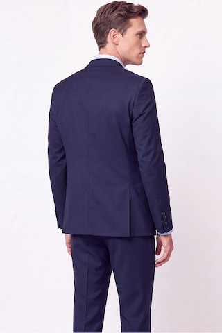 Efor Slim Fit Mono Yaka Esnek Yünlü Lacivert Takım Elbise Tk 2026