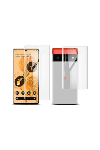Microcase Google Pixel 6 Pro Full Ön Arka Kaplama Koruma Filmi