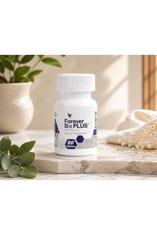 Forever B12 Plus Folik Asit ve B12 İçeren Takviye Edici Gıda 60 Tablet