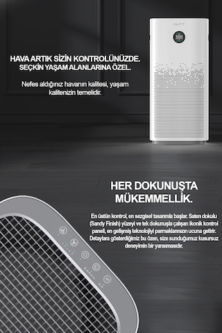 Smart Air Purifier Pro Plus Akıllı Hava Temizleyici Beyaz