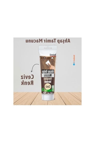 Ceviz Renk Ahşap Parke Tamir Macunu, 125 Ml Kullanıma Hazır