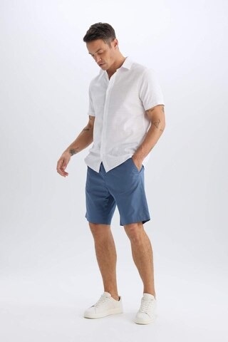 Defacto %100 Pamuk Regular Fit Gabardin Bermuda Şort C7684ax25spın257 İndigo