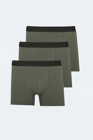 Slazenger Jama 3 Lü Set Erkek Haki Boxer Haki