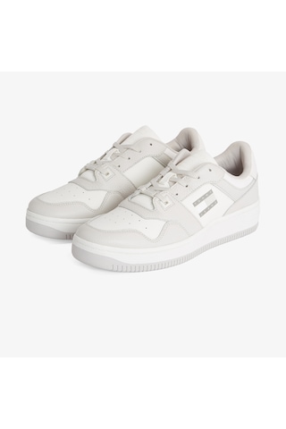 Tommy Hilfiger Tjm Retro Basket Cupsole Tumble Erkek Gri Sneaker 026 Em0em01513 Gri