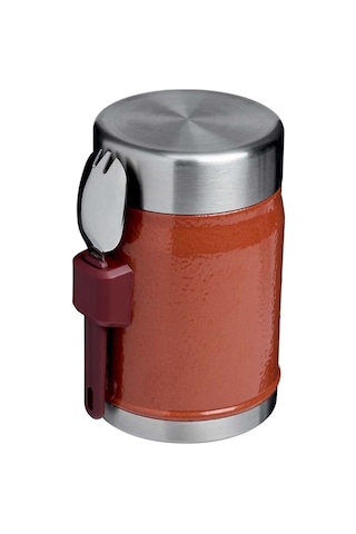 Stanley Klasik Paslanmaz Çelik Yemek Termosu Kaşıklı 0,40 Lt Stanley0348 Kil Rengi