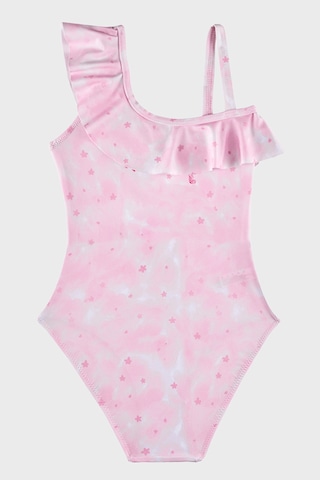 Slipstop Tutu Baskılı Fırfır Detaylı Uv Korumalı Mayo Kız Çocuk Mayo Sm2616000103 Pembe