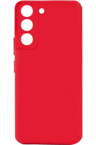 Samsung Uyumlu Galaxy S22 Plus Kılıf Biye Yumuşak Silikon Case Kırmızı
