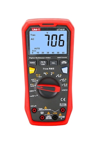 Unit Ut161d 1000v True Rms Dijital Multimetre