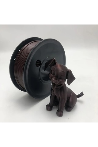 Techbloom Yüksek Kaliteli Pla Filament Brown 250g 1.75mm +/- 0.02mm Çoğu Fdm 3d Yazıcılar İçin Vakumlu Ambalaj