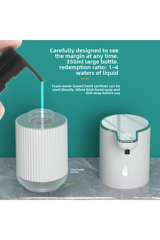 Dancemonkey Otomatik İndüksiyon Köpük El Yıkama, Damla Tipi Beyaz