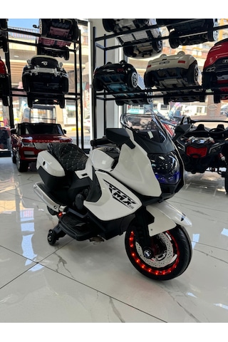 Oyuncaksepeti Öykü Bebek Dünyası Akülü Motor 12 Volt 2-8 Yaş Beyaz