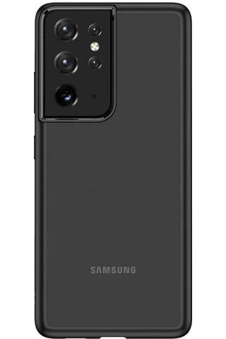 Galaxy Uyumlu S21 Ultra İnce Kılıf Şeffaf Kamera Korumalı