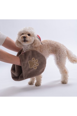 Brown Kahverengi Evcil Hayvan Kurulama Havlusu-köpek Kurulama Havlusu- Kedi Kurulama Havlusu