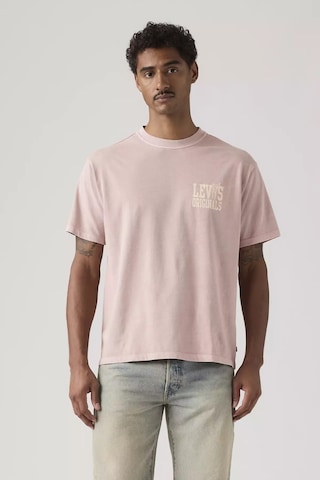 Levi's Erkek Grafik Desenli Vintage Kesim Tişört - A9440-0020 Pembe