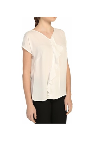 Bulalgiy Kadın Ekru Şifon Bluz - Bga731292-ekru