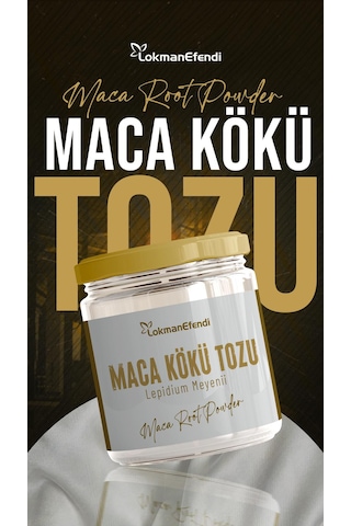 Lokman Efendi Peru Menşeli %100 Saf Maca Kökü Tozu 110 Gr.