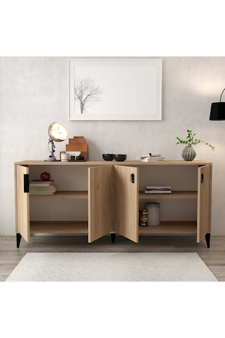 4006 Deren Konsol 180 Cm Sepet - Tv Ünitesi - Yemek Odası - Kahve Köşesi Sepet