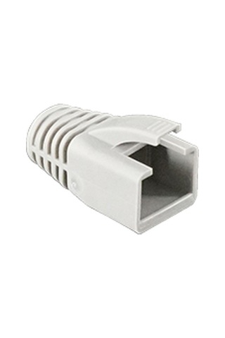 Canovate 100 Adet Rj45 Boot Cat6 Utp Gri Modüler Fiş Koruyucu