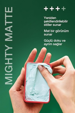Osis Mighty Matte Güçlü Tutucu Mat Wax 3 x 100 ML