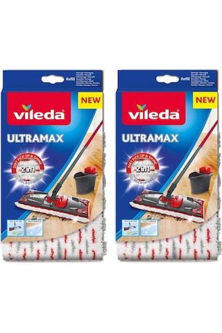 Vileda Ultramat Dikdörtgen Mikrofiber Yedek Paspas 2'li Yedek