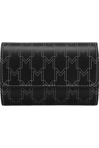 Modalo Optimus Watch Roll, 2 Saat Için Mikroleder Lüks Seyahat Kutusu Saat Kutuları Siyah