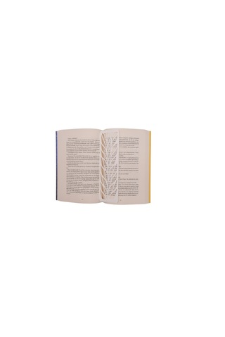 Yaprak Motifli Kitap Ayracı