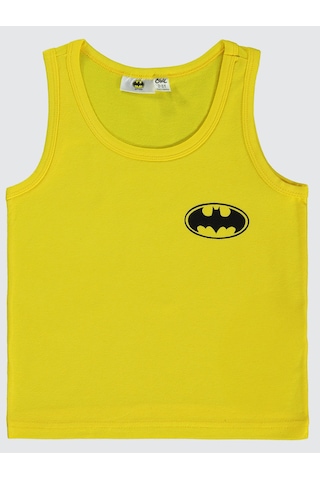 Batman Erkek Çocuk 2'li Atlet Set 2-10 Yaş Sarı