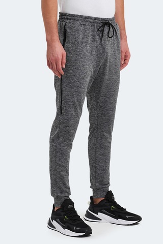 Slazenger Reıno Erkek Fermuar Cepli Gri Eşofman Altı Gri