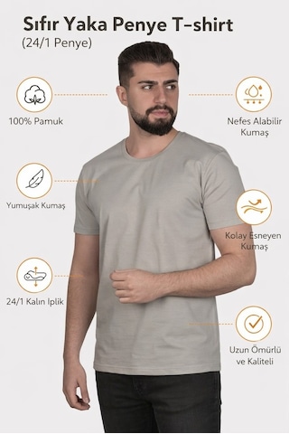 Luxıc Core Unisex Beyaz %100 Pamuk Basic Tişört Bisiklet Yaka Kısa Kol Rahat Kesim Günlük Yazlık Xl - Lcr-ts-beyaz