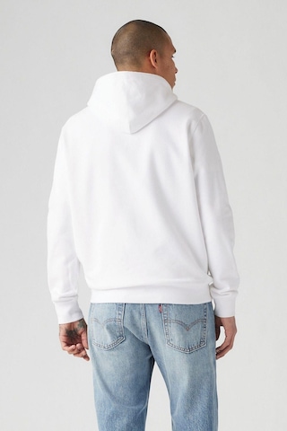 Levi's Kapüşon Yaka Beyaz Erkek Sweatshirt A2410-0010-5116 Beyaz