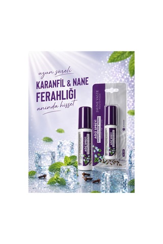 Ağız Spreyi - Ağız Kokusu Giderici, Ferah Nefes, Karanfil & Nane Aromalı, Alkolsüz & Gazsız, 15 Ml