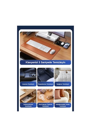 Şarjlı Işıklı Araç Kurutucu Mangal Üfleme Yaprak Temizleme Mini Turbo Jet Fanı F020 Siyah