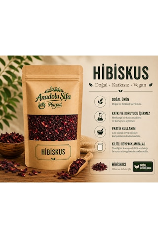 Anadolu Şifa Harput Hibiskus & Lavanta 2x80 Gr Bitkisel Çay Seti Doğal Ve Katkısız
