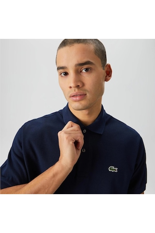 Lacoste Erkek Klasik Pike Kumaş Polo T-shirt Lacivert